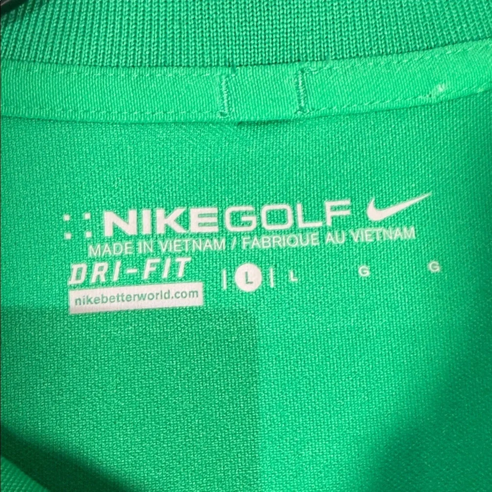 Nike Green Dri-FIT Golf Polo